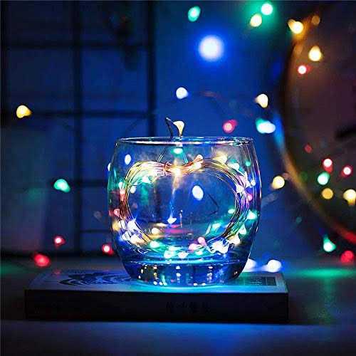 String Lights Waterproof Led String Lights,2 Pack 20ft 60 Led Festival Decorations Crafting Battery Powered Copper Wire Starry Fairy Lights - Image 5