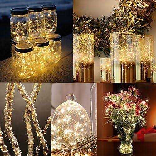 Twinkle Star Copper Wire Fairy String Lights 8 Modes USB Powered - Image 4