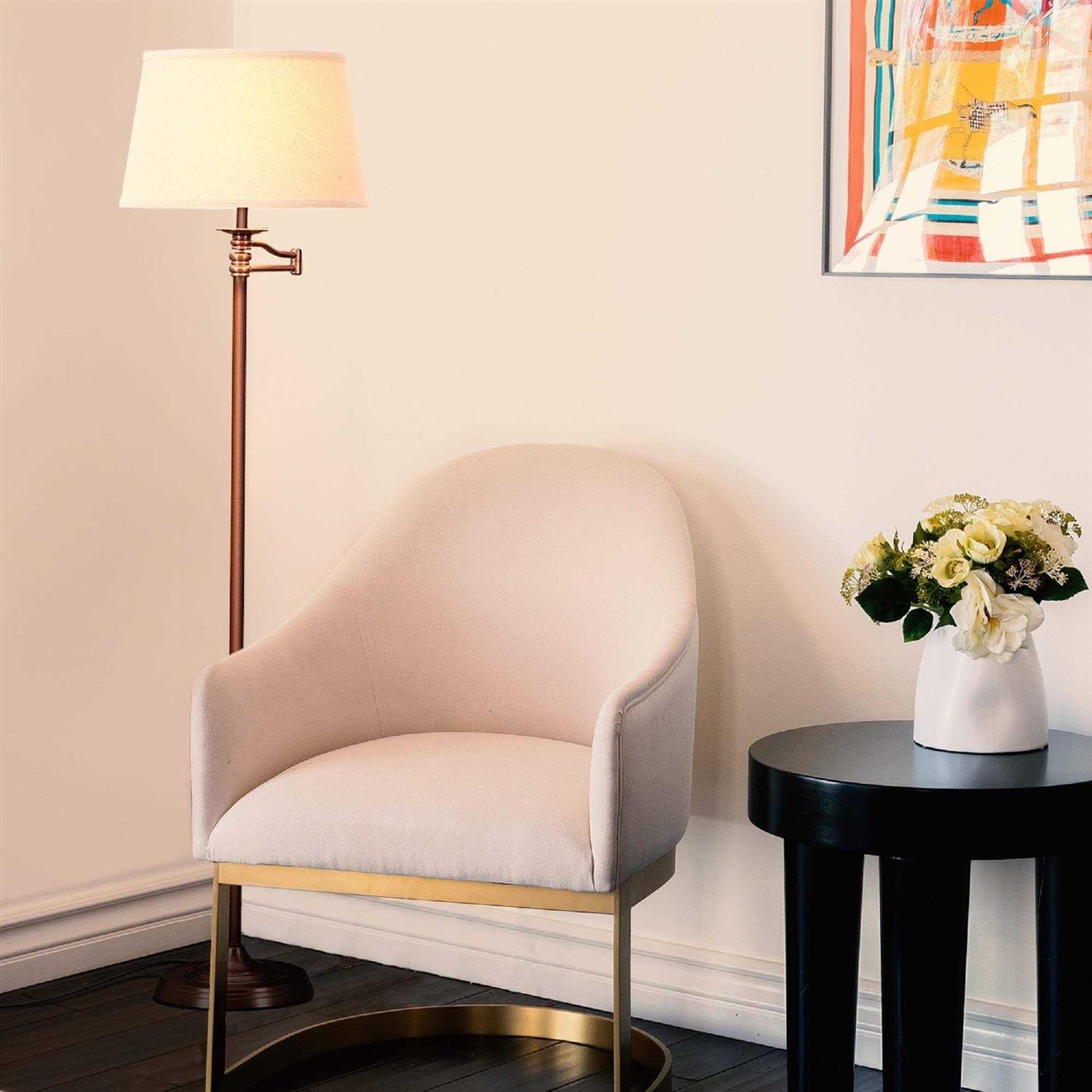 Brightech Caden LED Swing Arm Floor Lamp - Image 4