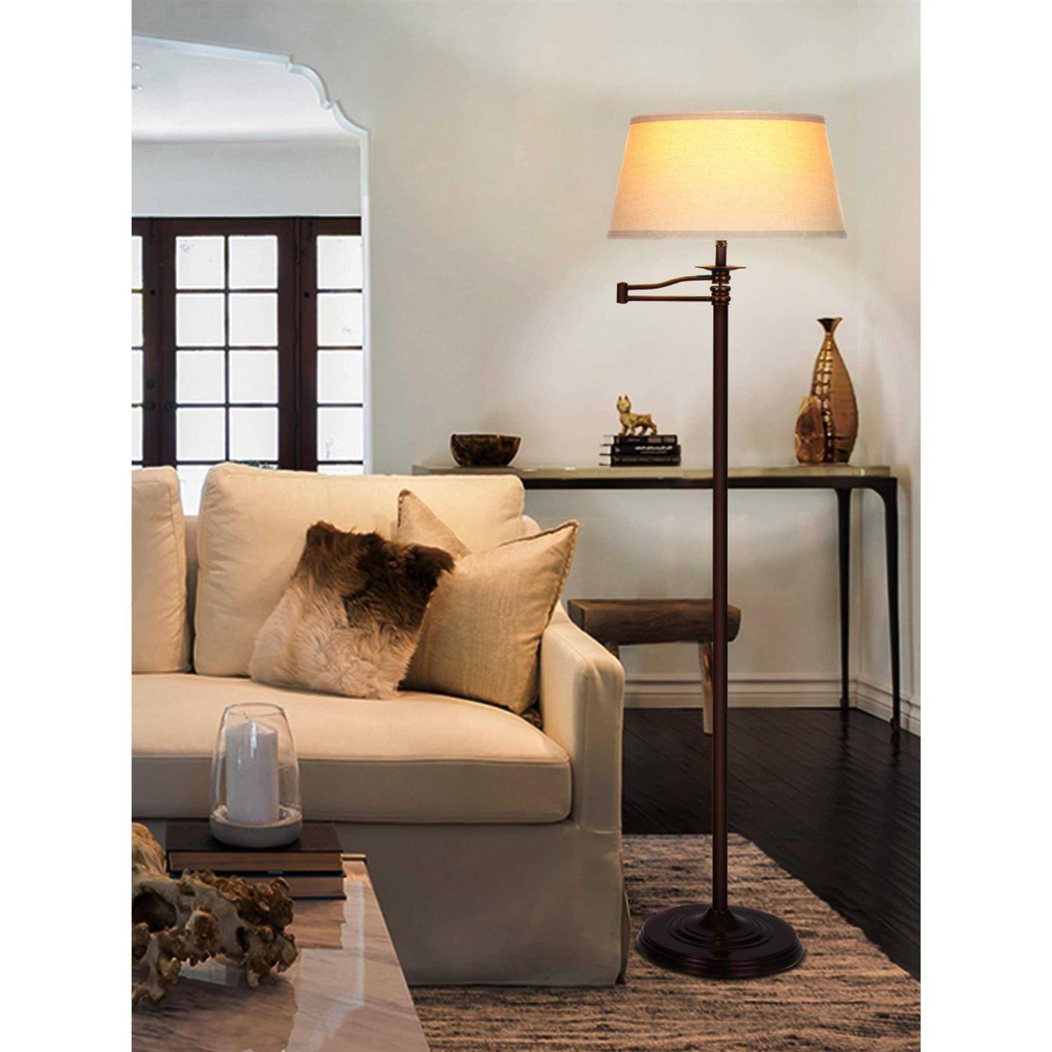 Brightech Caden LED Swing Arm Floor Lamp - Image 5