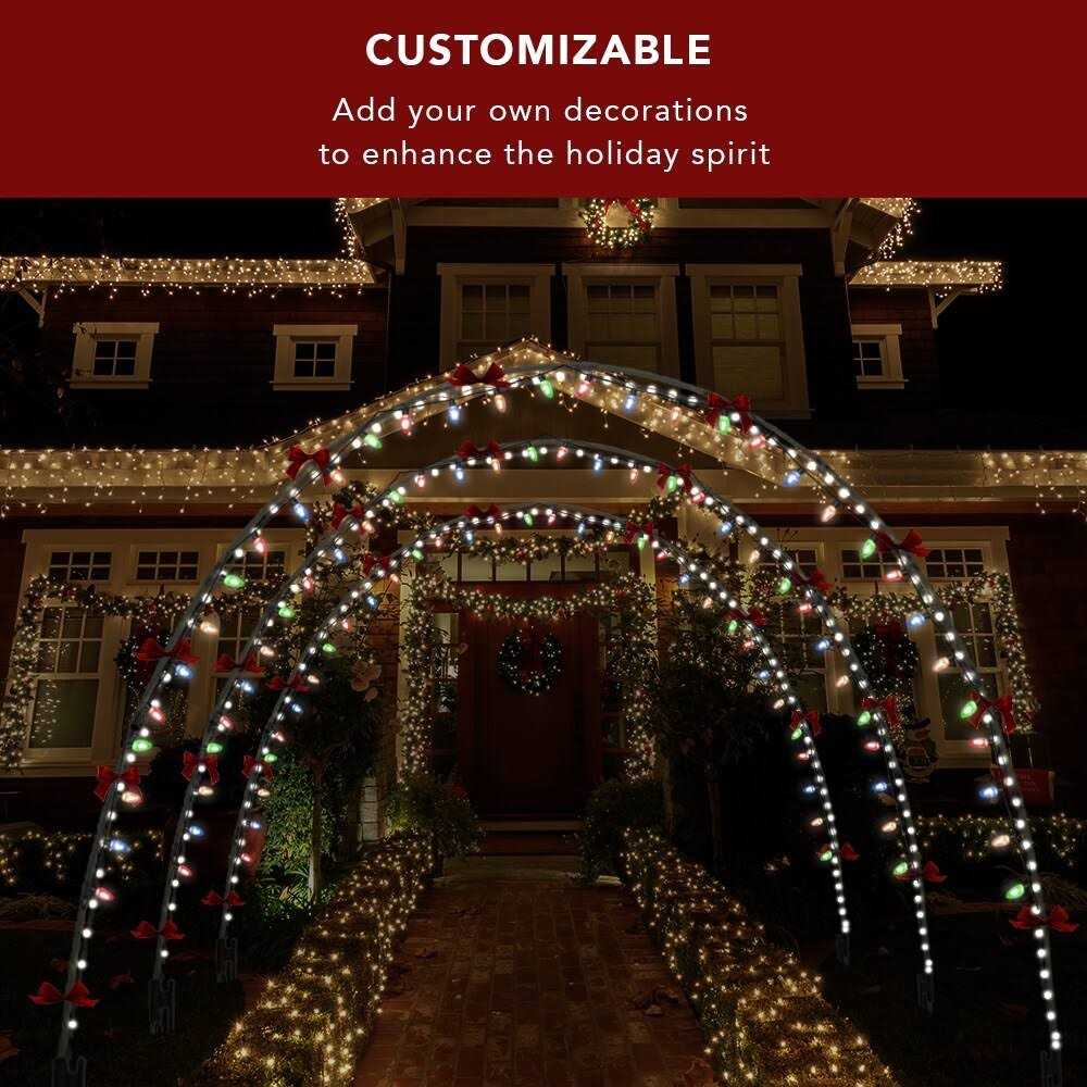 Stephan Roberts 3 Pack Light Arch for Holiday Christmas Wedding - Image 3