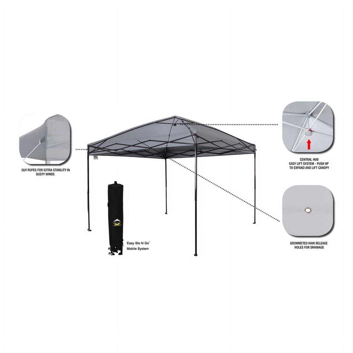 Crown Shade One Touch Polyester Canopy 9.38 ft. H x 10 ft. W x 10 ft. L - Image 5