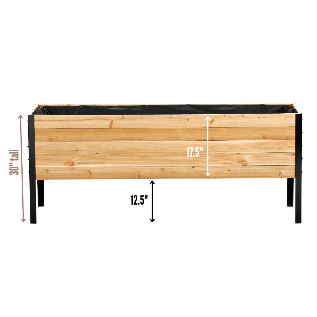 Cedar Planters Cedar 18 x Raised Garden Bed - Image 5