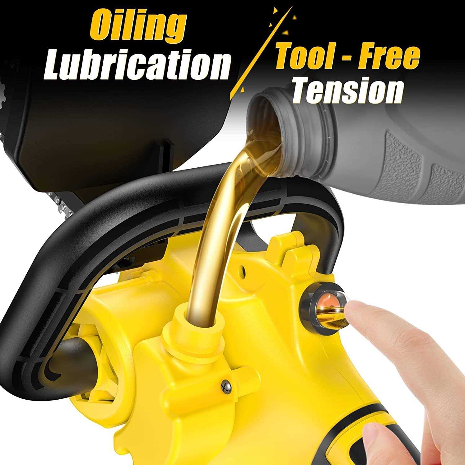 2-in-1 Brushless Pole Saw & Mini Chainsaw IMOUMLIVE 8 Cutting Cordless Power Pole Saw - Image 4