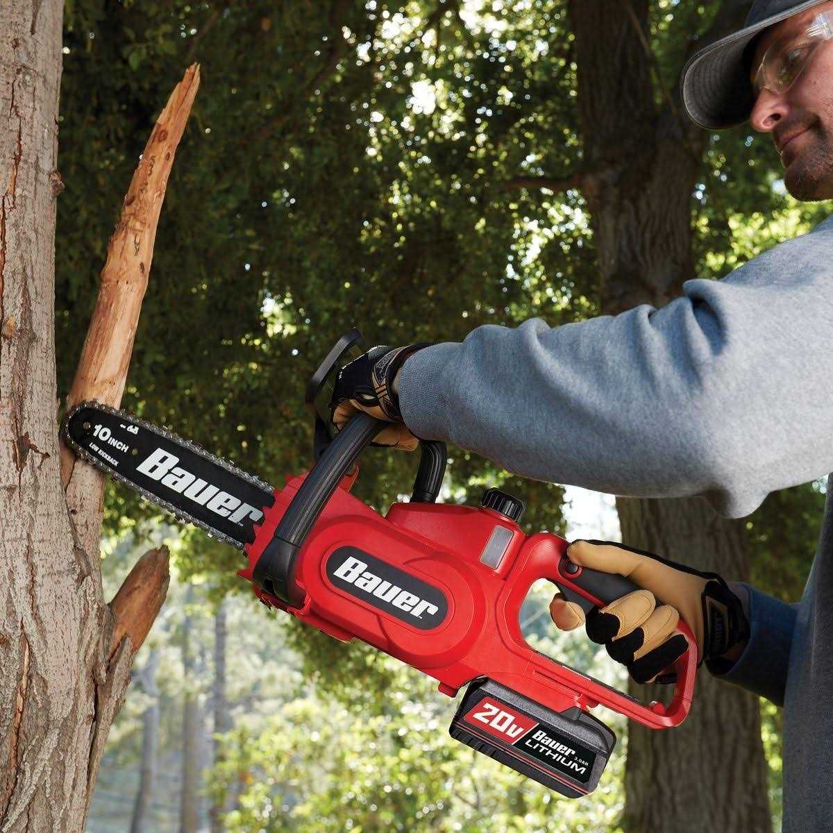 Bauer 20V Cordless 10 in. Chainsaw – Tool Only - Image 5