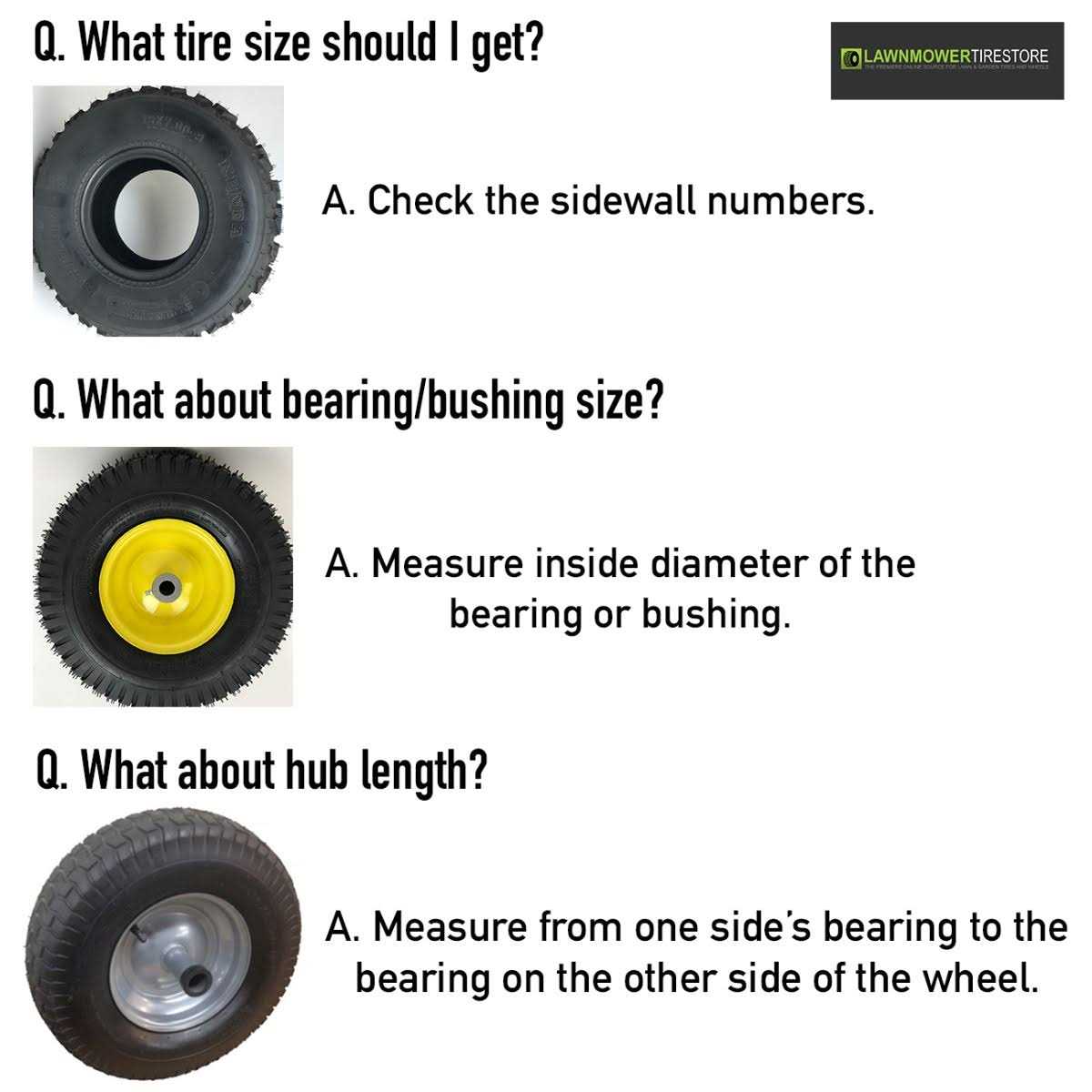 Set of 2 15x6.00-6 Lawn Mower Tire and Rim - Image 3