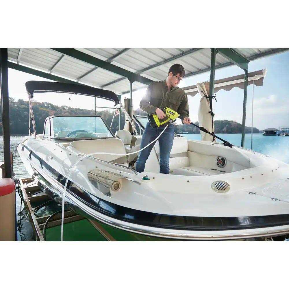 RYOBI ONE+ 18V EZClean 320 PSI 0.8 GPM Cordless Cold Water Power Cleaner with Battery and Charger - Image 3