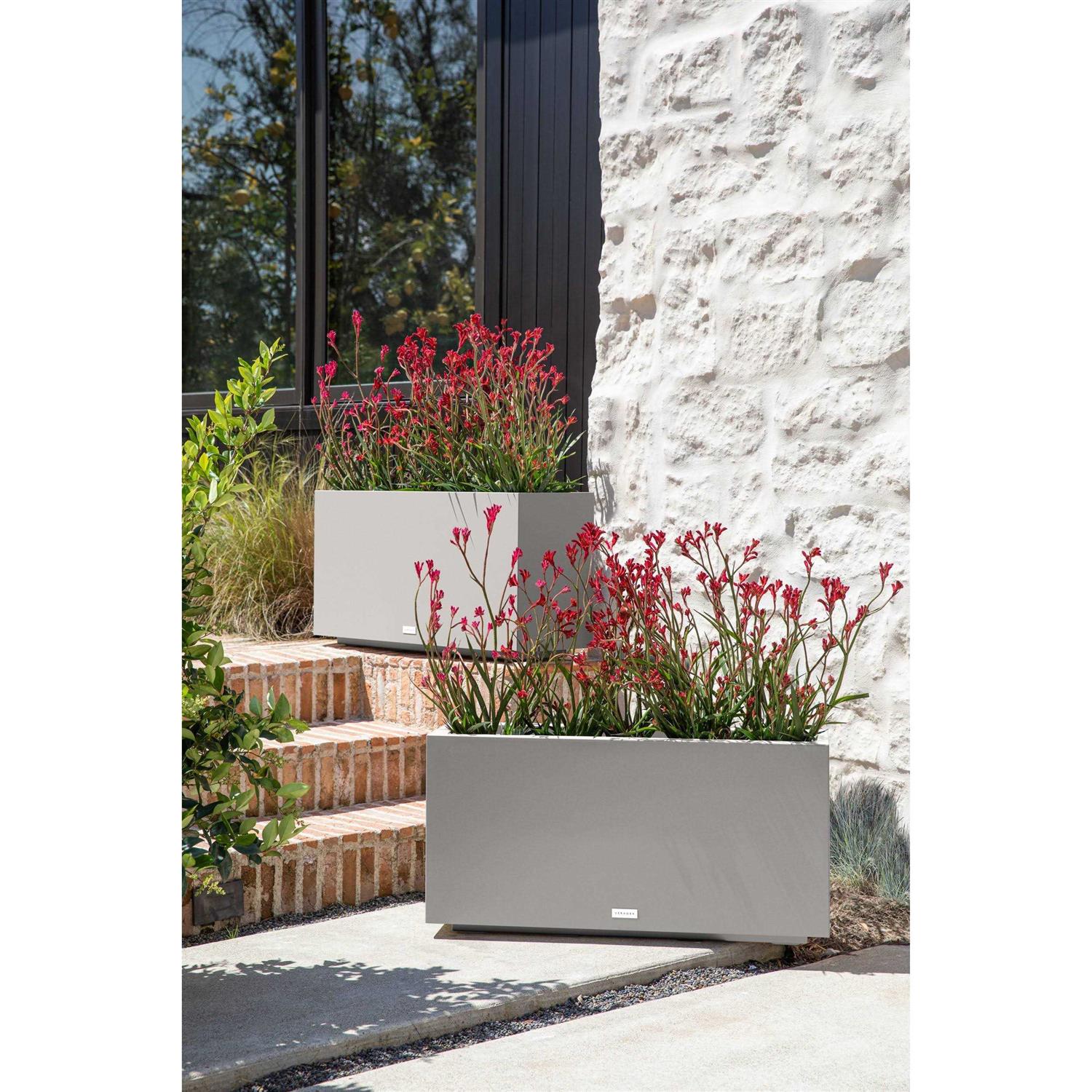 Veradek Metallic Series Long Box Planter - Image 5