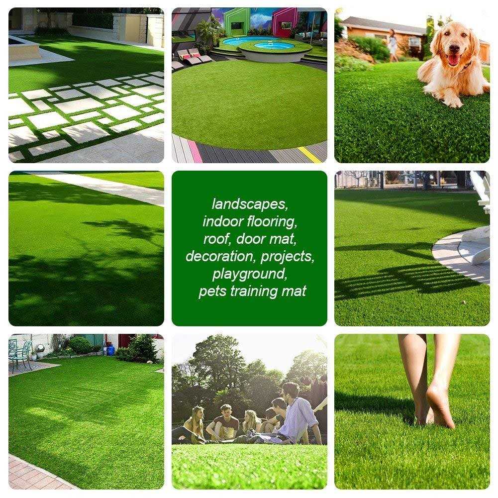 Fas Home Artificial Grass Turf Pile Height Realistic Synthetic Grass - Image 4
