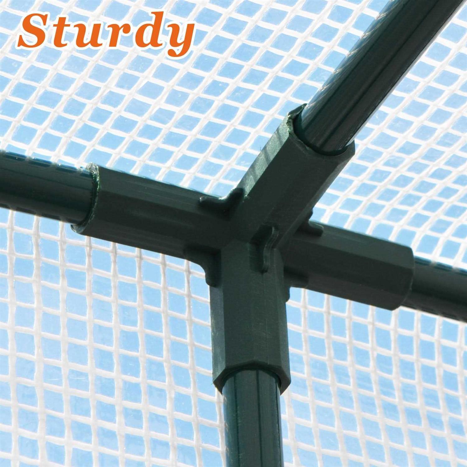 Strong Camel Walk-in Greenhouse Large Outdoor Portable Green House 3 Tiers 6 Shelves Gardening - Image 4