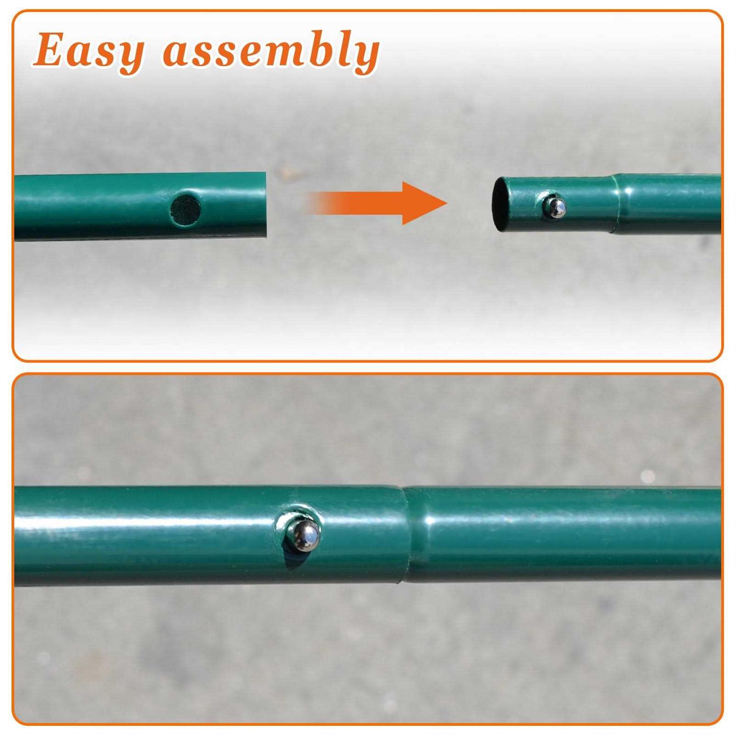 Strong Camel Walk-in Greenhouse Large Outdoor Portable Green House 3 Tiers 6 Shelves Gardening - Image 5