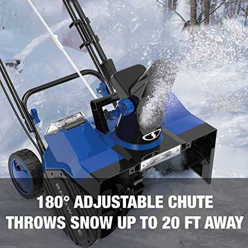 Snow Joe 24V-X2-SB18-TV1 48-Volt iON+ Snow Blower Bundle - Image 4