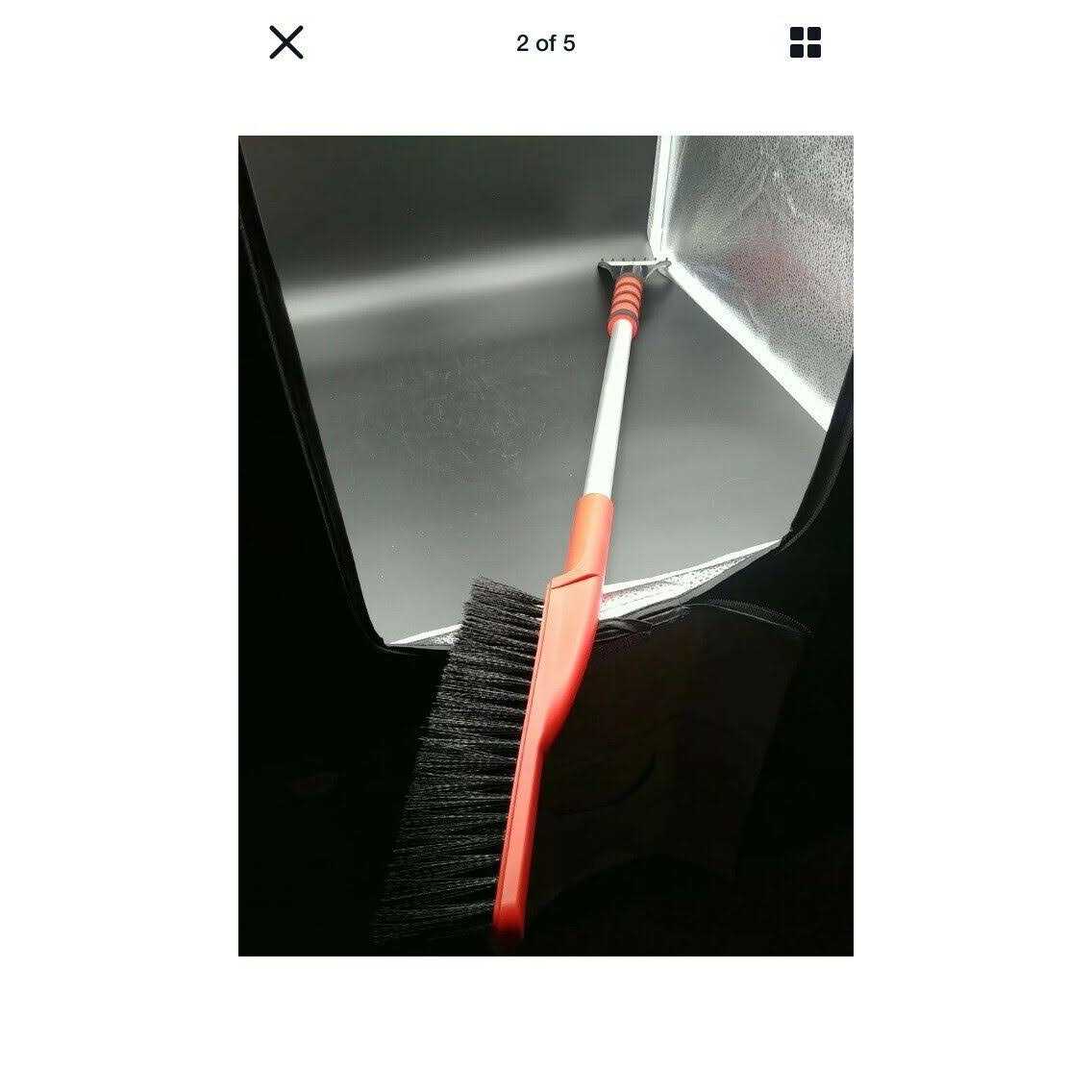 Auto Drive 35 inch Winter Driving Snow Brush with Scraper - Image 4