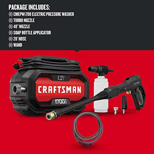 Craftsman 1700 PSI 1.2-Gallon Cold Water Electric Pressure Washer - Image 5