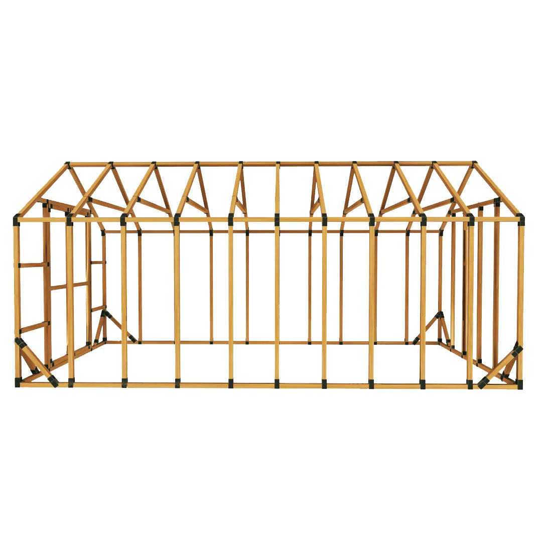 E-Z Frames 10 ft. x 20 ft. DIY Greenhouse Bracket Kit - Image 4
