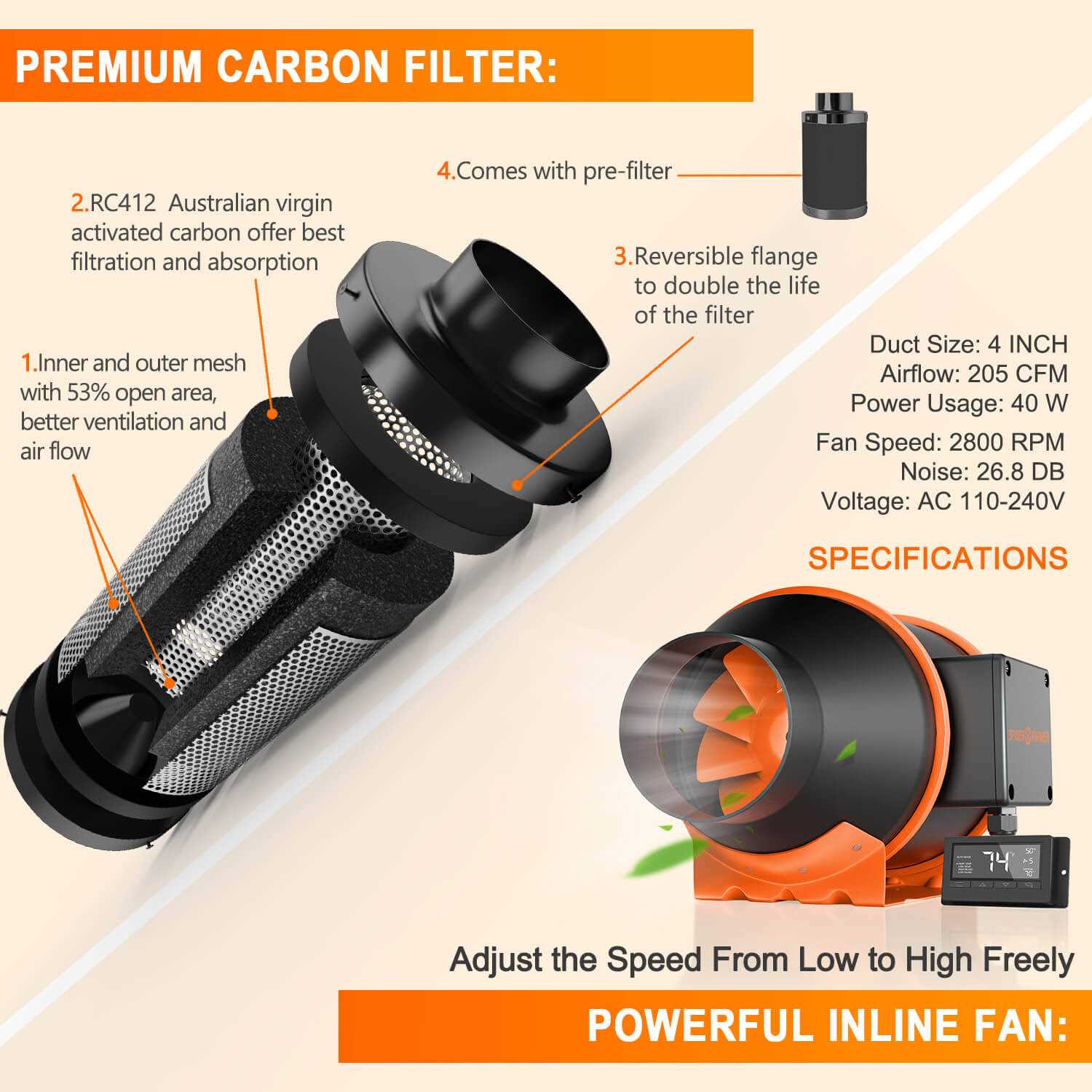 Spider Farmer SF1000 LED Grow Light +2'x2' Grow Tent Kits USA - Image 5