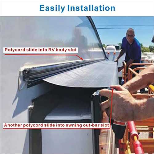 Dulepax-RV Slide Out Awning Fabric Replacement--Universal Slide-Topper Replacement for 5th Wheel RVs - Image 5