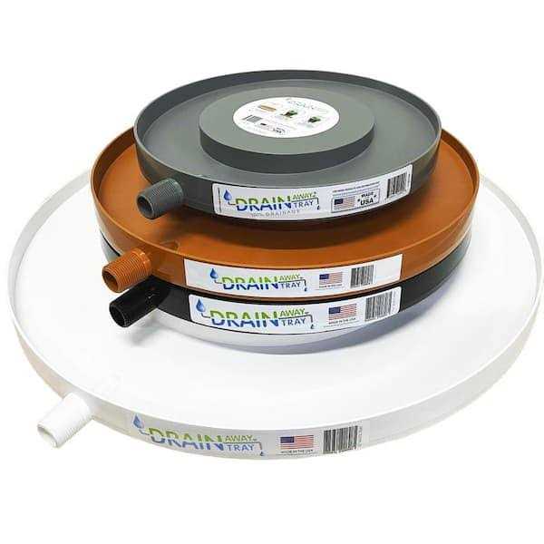 DRAIN AWAY TRAY Dia Plastic Plant Drain Tray - Image 4