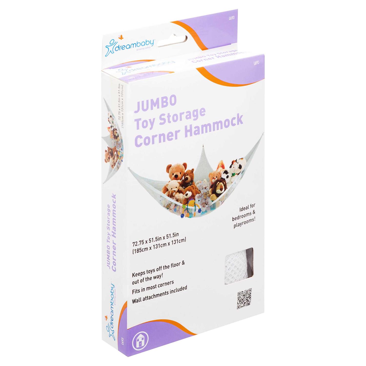Dreambaby Jumbo Toy Storage Corner Hammock - Image 5