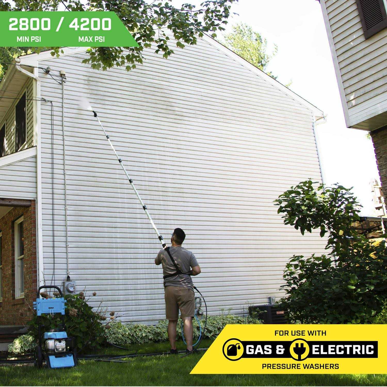 SurfaceMaxx 18-ft 4200 PSI Pressure Washer Telescoping Wand SGY-PWA95 - Image 5