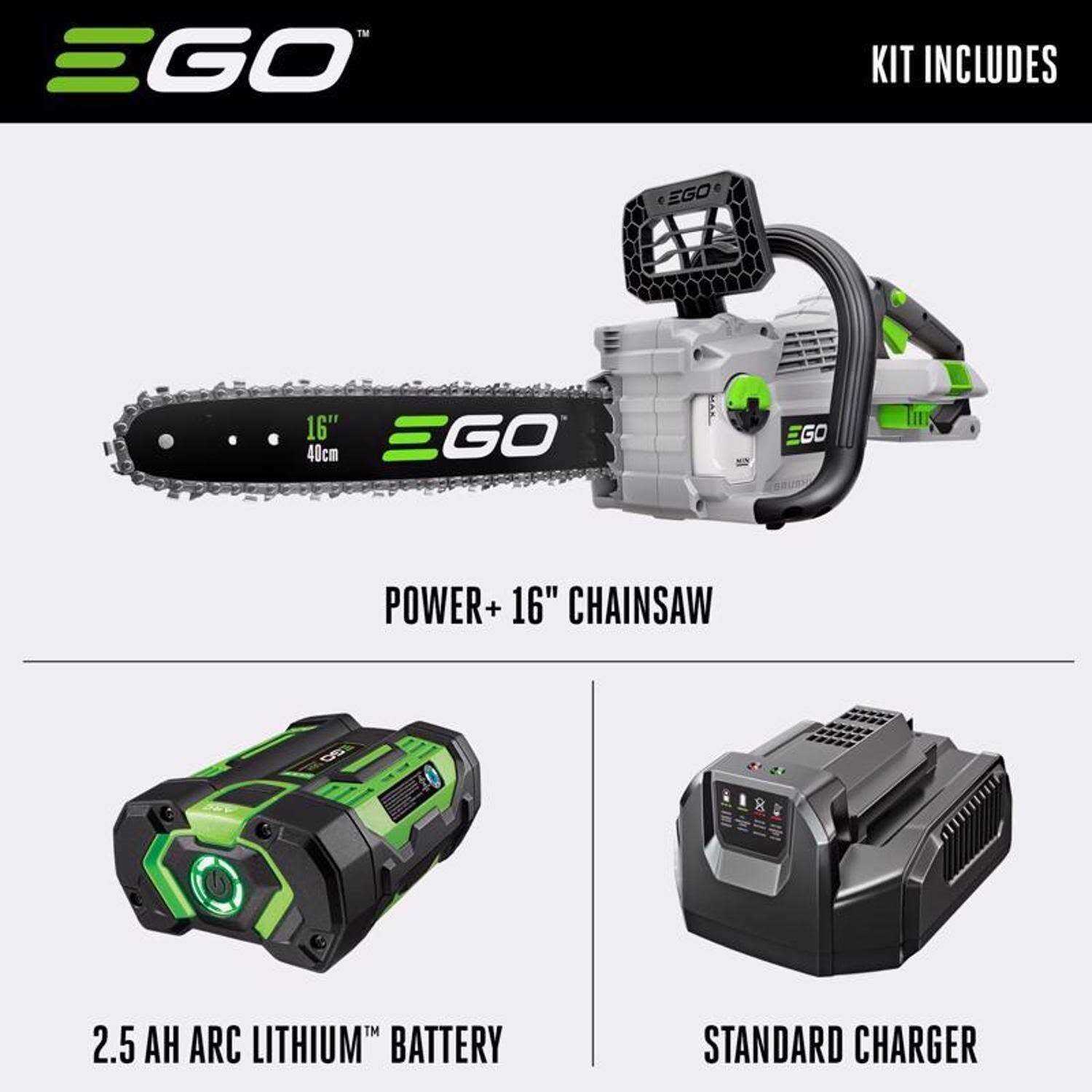 EGO Power+ 16 Cordless Chainsaw - Image 5