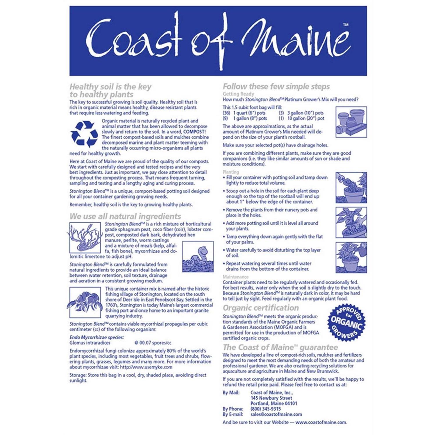 Coast of Maine Stonington Blend Organic Growers Mix - Image 4