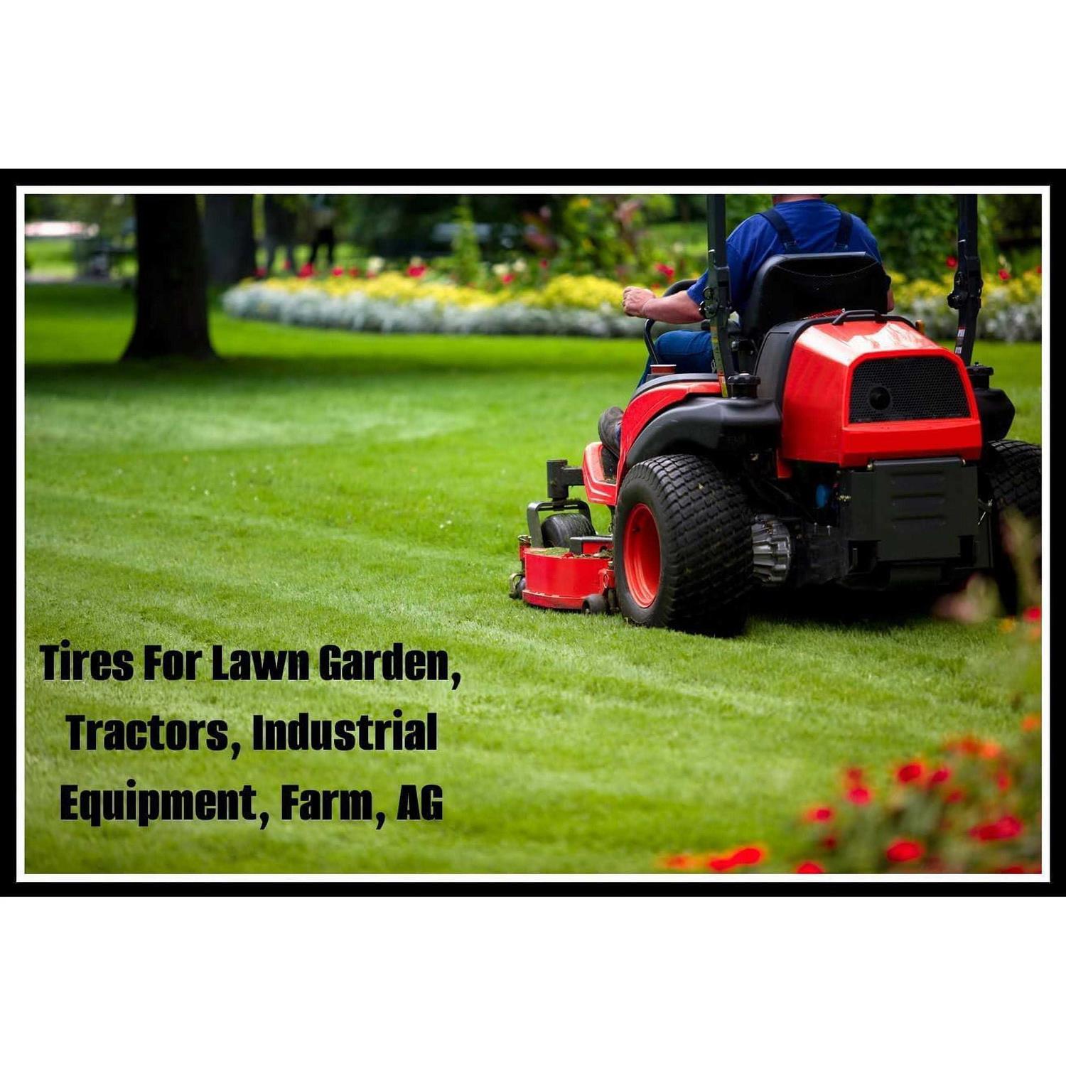 Two 15x6.00-6 Turf Tire 4 Ply Lawn Mower Tractor 15x6-6 Nhs Tubeless 15x6x6 - Image 4