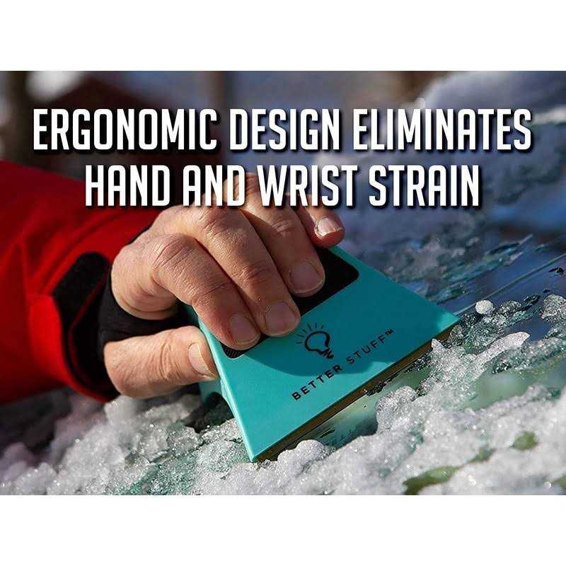 BETTER STUFF WINS USA NETWORK'S AMERICA'S BIG DEAL– Best Ice Scraper for Car Windshield – Conforms to Window – Chip & Clear Ice in Same Motion – - Image 5