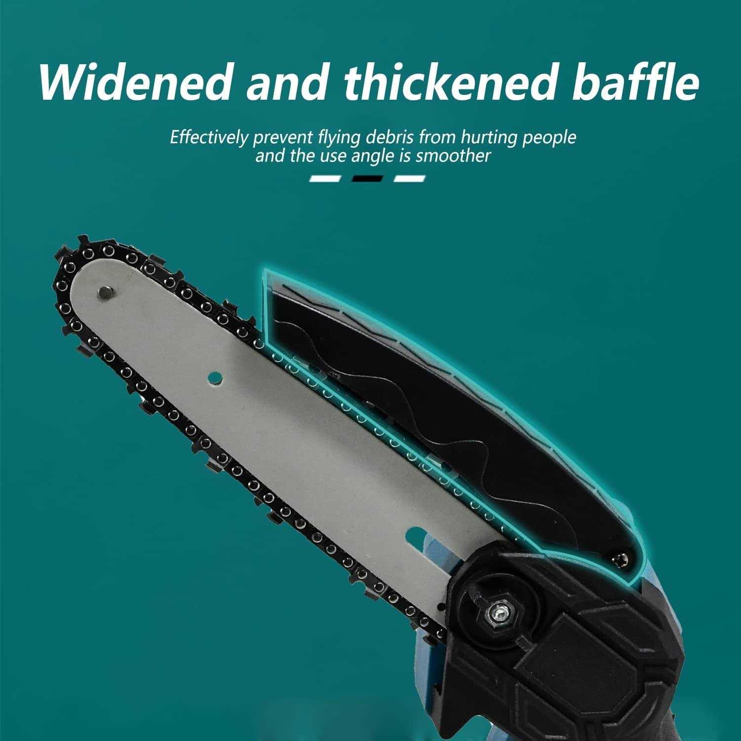 Small Handheld Electric 6-Inch Logging Saw Mini Portable Chainsaw for Wood - Image 3