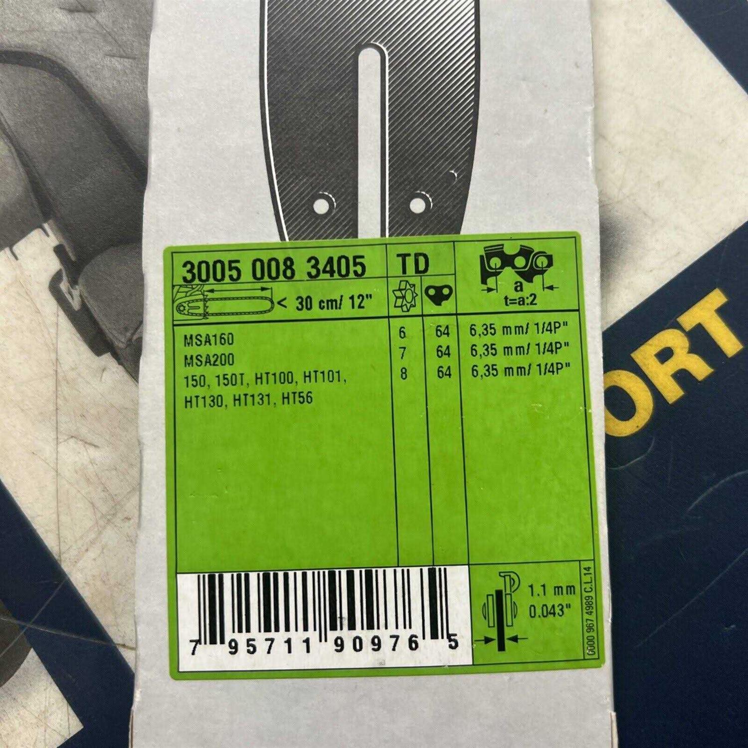 Stihl Rollomatic E Mini 12 in. Chainsaw Bar - Image 4