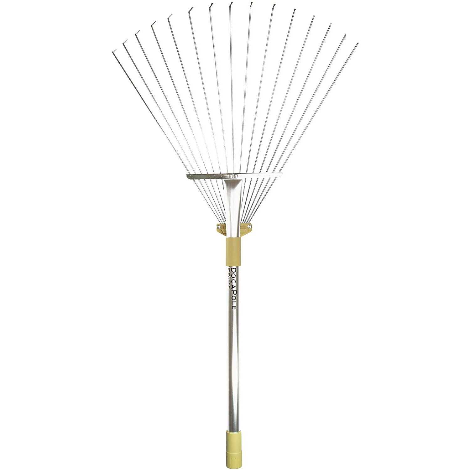 DOCAZOO DocaPole Roof Rake Extension Pole Attachment Adjustable Roof Rake Attachment for Cleaning Leaves, Sticks and Debris - Image 4