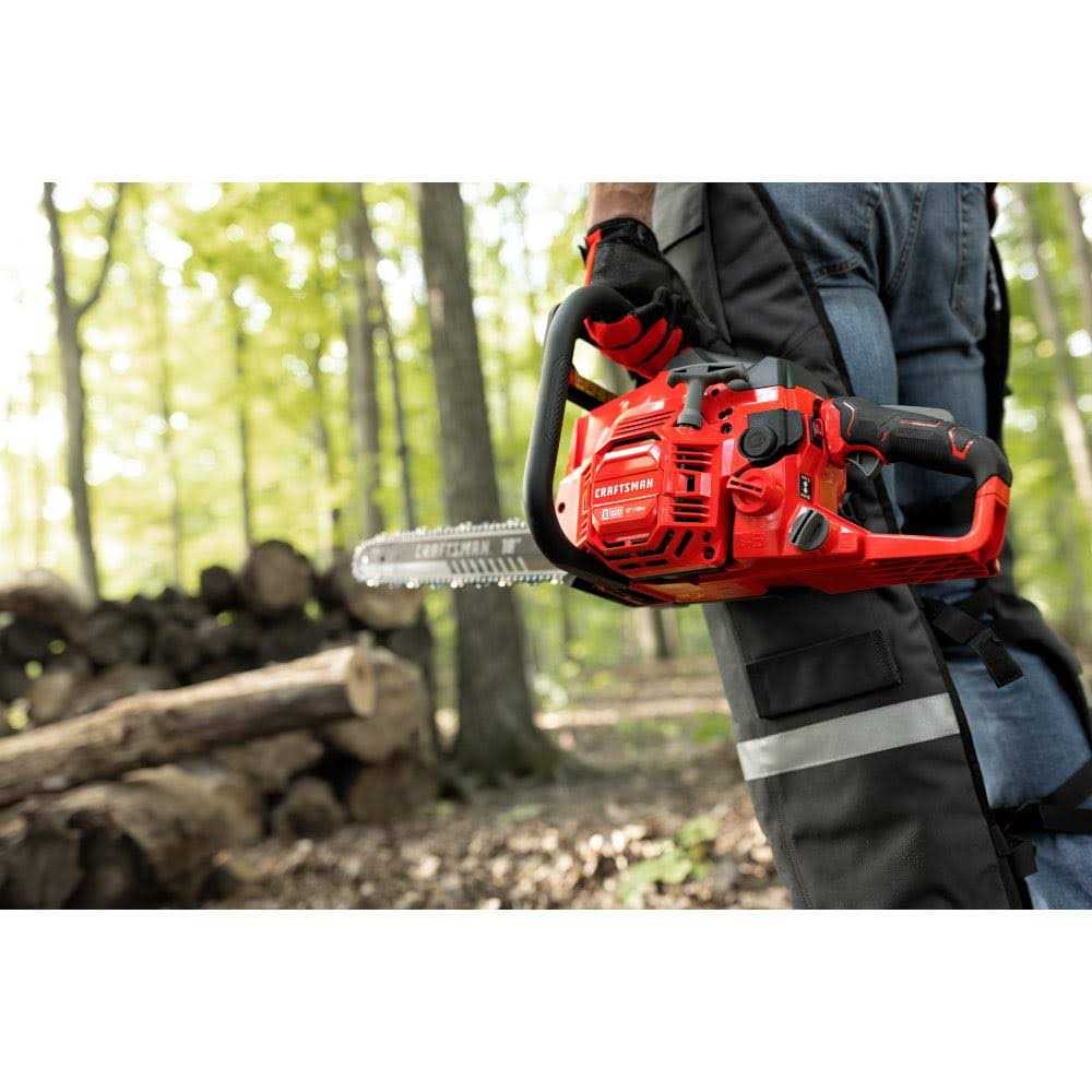 CRAFTSMAN CMXGSAMY42N8 S1800 18-in 42-cc 2-cycle Gas Chainsaw - Image 4