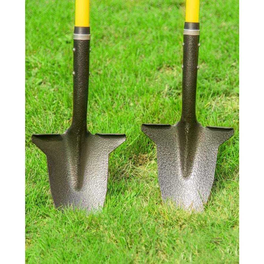 Spear Head Spade Reinforced Fiberglass Gardening Shovel with Cushioned D Grip - Image 5