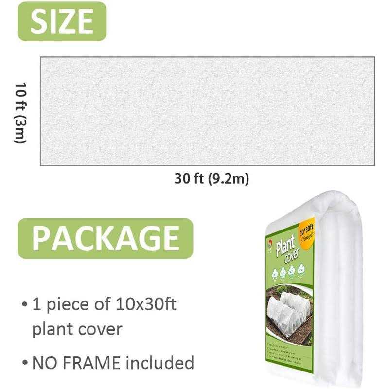 SUNPRO Plant Covers Freeze Protection,10Ft x 30Ft Reusable Floating Row Cover - Image 4