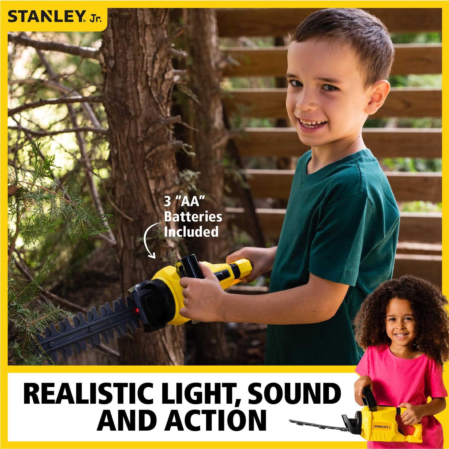 Stanley Jr. Battery Operated Toy Hedge Trimmer - Image 4
