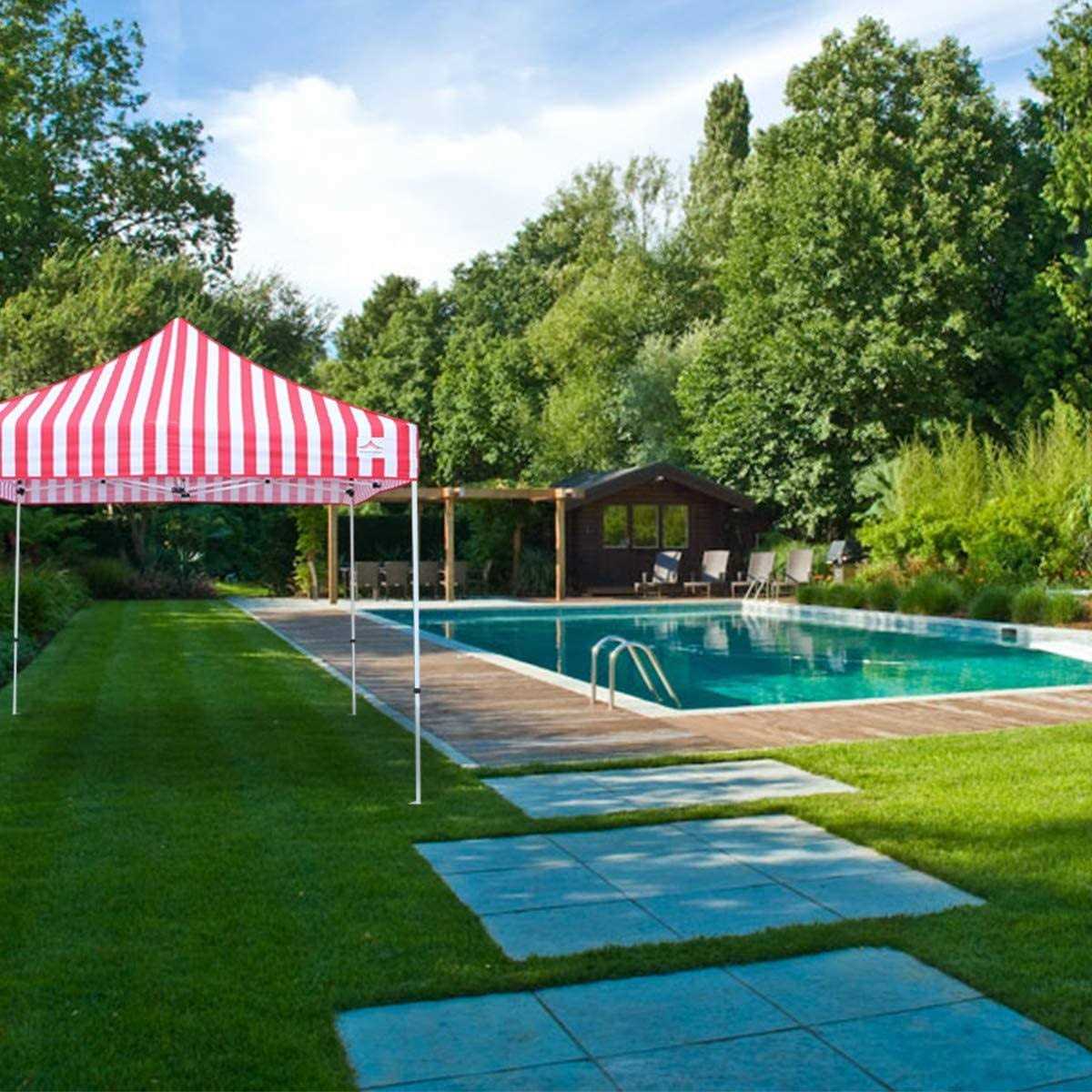 UNIQUECANOPY 10'x10' Ez Pop Up Canopy Tent Commercial Instant Shelter with Heavy Duty Roller Bag - Image 3